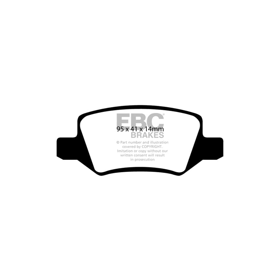 EBC PDKR564 Mercedes-Benz W168 Ultimax Rear Brake Pad & Plain Disc Kit (Inc. Vaneo) 2 | Duco Car Parts UK Car Parts