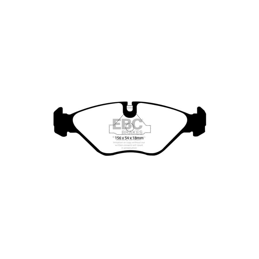 EBC PDKF1749 Saab 9000 Ultimax Front Brake Pad & Plain Disc Kit - ATE Caliper 2 | Duco Car Parts UK Car Parts
