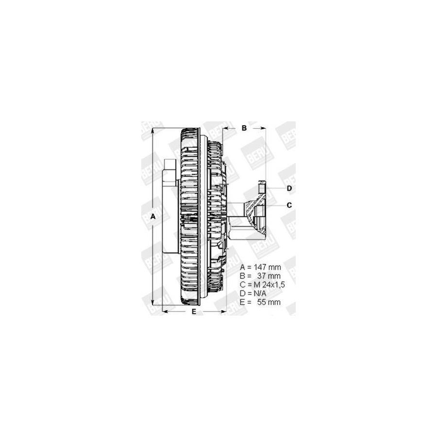 Beru LK003 Fan Clutch