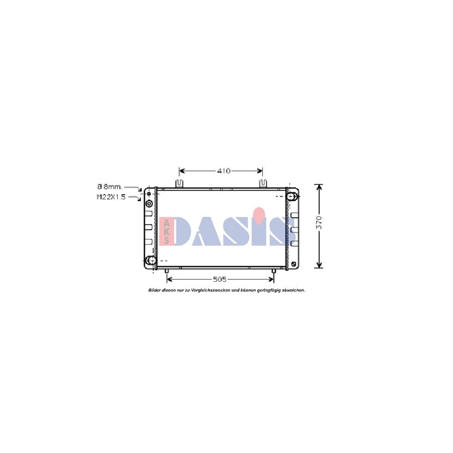 AKS Dasis 190001N Engine Radiator For Saab 900 | Duco Car Parts UK