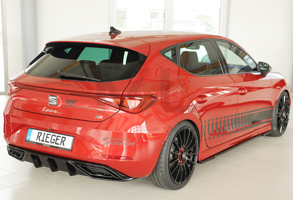 Rieger 00088221 SEAT Leon KL Side Skirt Splitter 10 | Duco Car Parts UK Car Parts