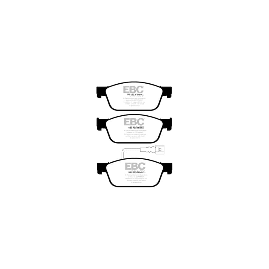 EBC PDKF2082 VW Ultimax Front Brake Pad & Plain Disc Kit - Girling/TRW Caliper (Inc. Caravelle & Transporter) 2 | Duco Car Parts UK Car Parts