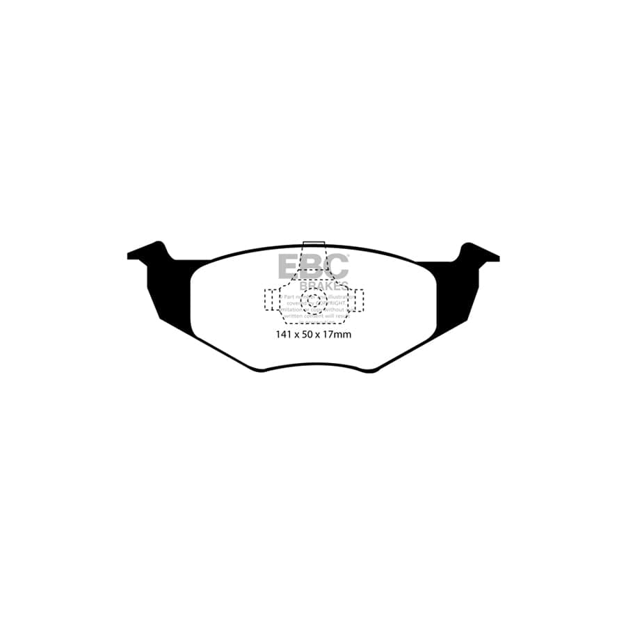 EBC PDKF1759 Seat VW Ultimax Front Brake Pad & Plain Disc Kit (Inc. Arosa & Polo 6N) 2 | Duco Car Parts UK Car Parts