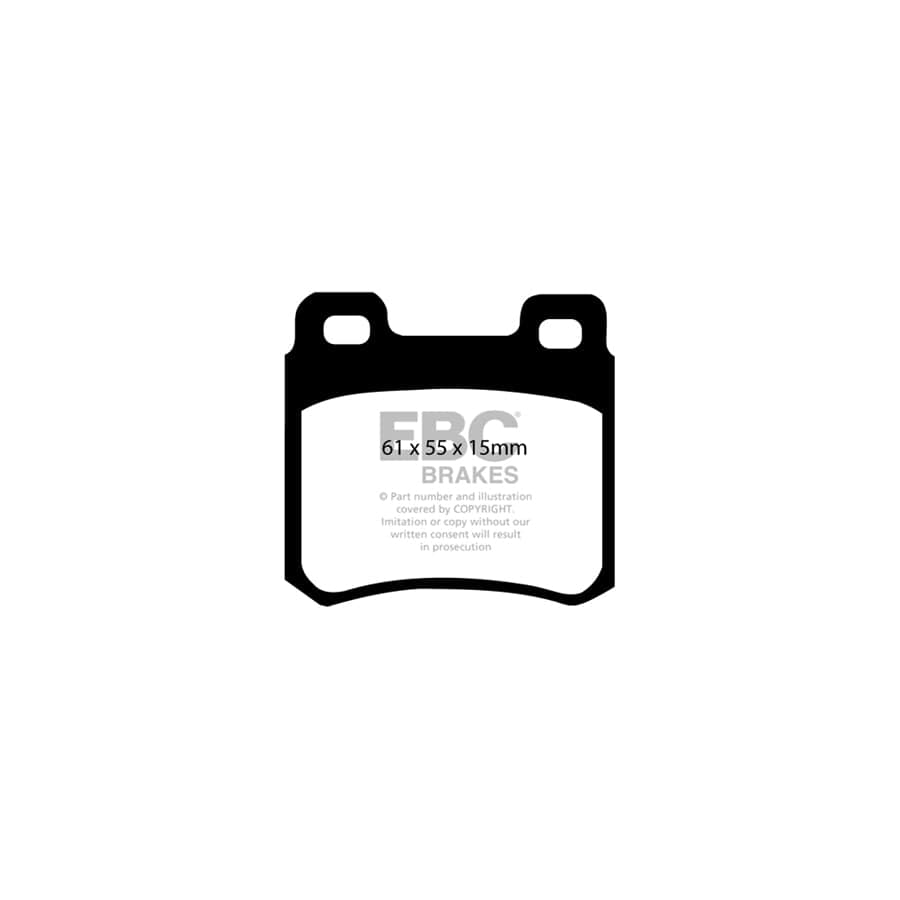 EBC PDKR568 Mercedes-Benz W202 Ultimax Rear Brake Pad & Plain Disc Kit - ATE Caliper 2 | Duco Car Parts UK Car Parts