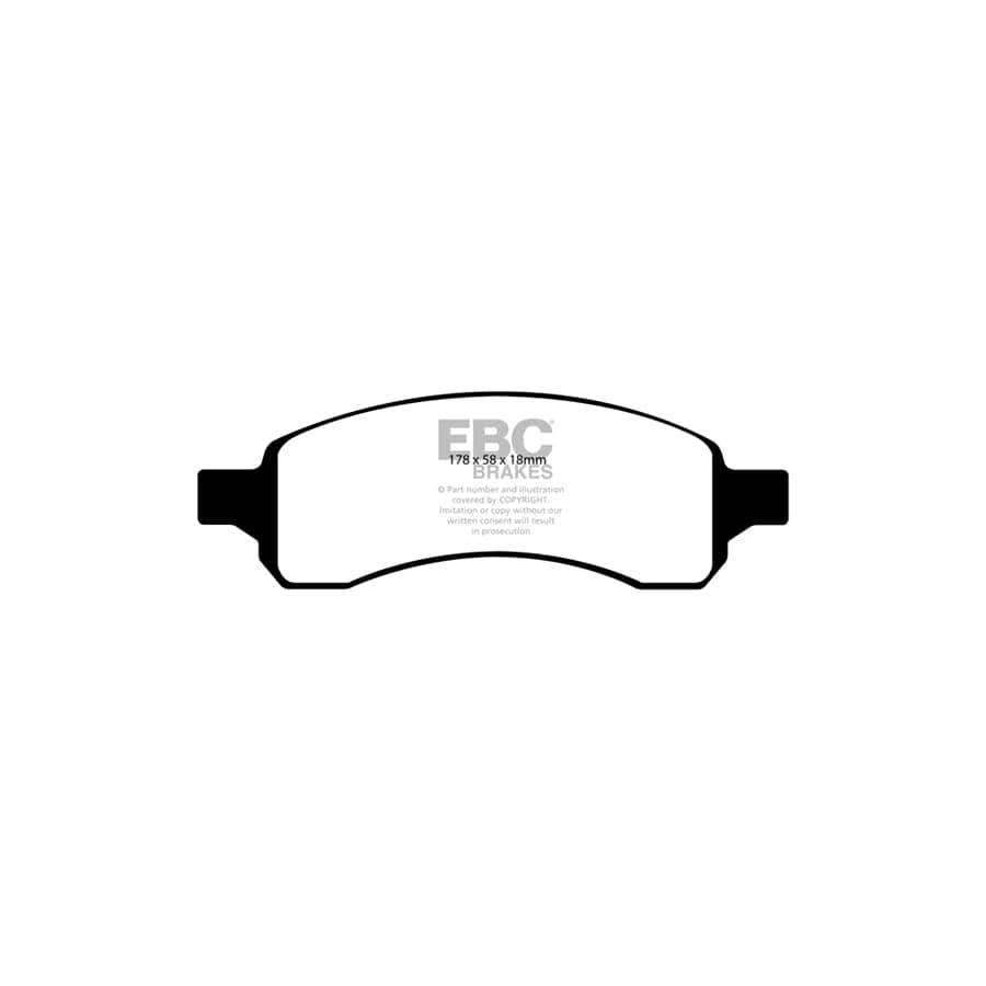 EBC PDKF1755 Saab 9-7X Ultimax Front Brake Pad & Plain Disc Kit 2 | Duco Car Parts UK Car Parts