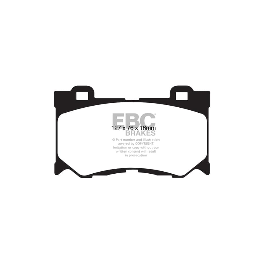 EBC PDKF962 Infiniti Nissan Ultimax Front Brake Pad & Plain Disc Kit - Akebono Caliper 2 | Duco Car Parts UK Car Parts