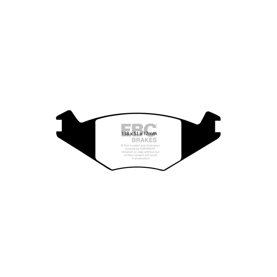 EBC PDKF1762 Seat VW Ultimax Front Brake Pad & Plain Disc Kit 2 | Duco Car Parts UK Car Parts