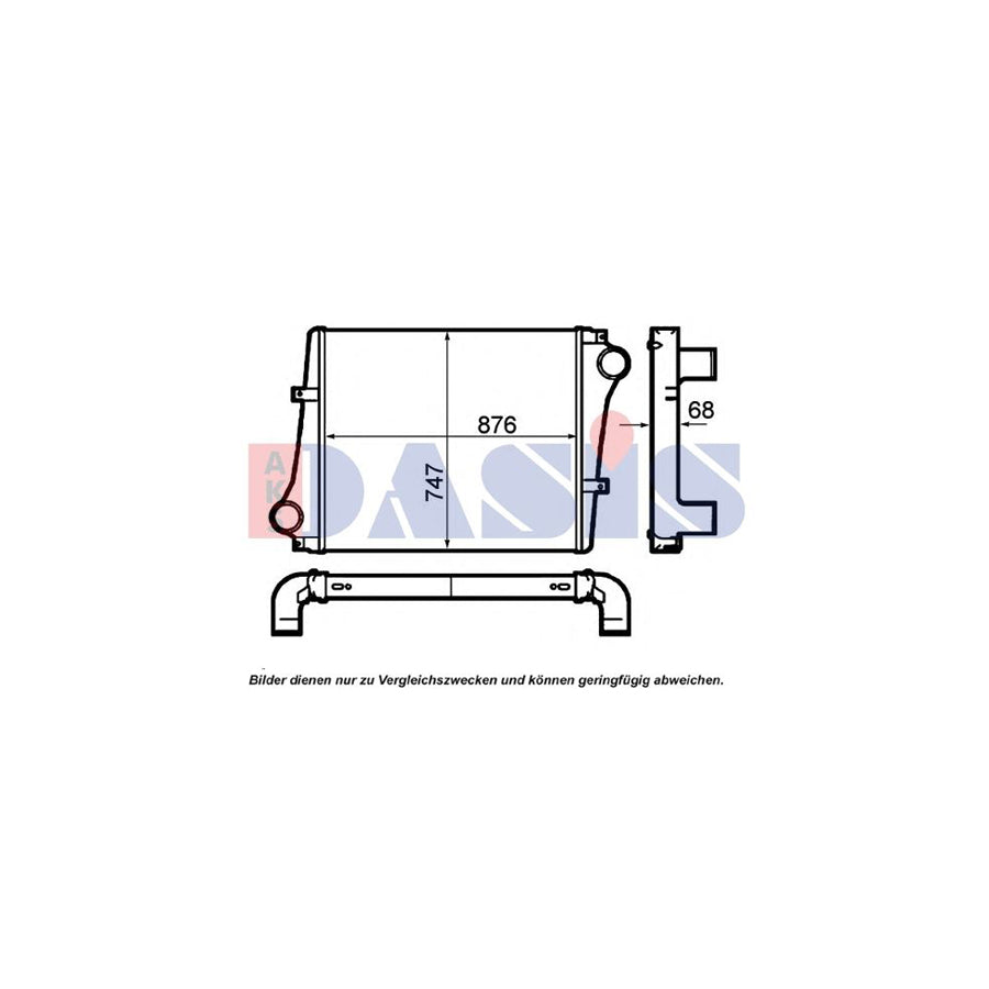 AKS Dasis 287008N Intercooler | Duco Car Parts UK