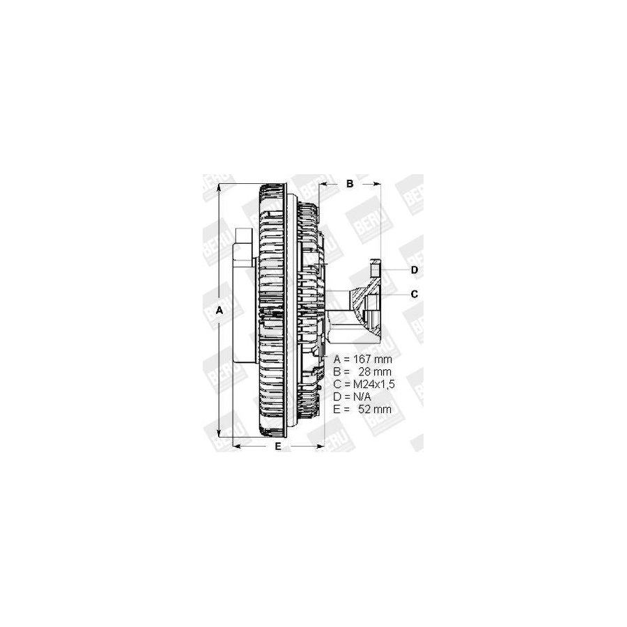Beru LK022 Fan Clutch