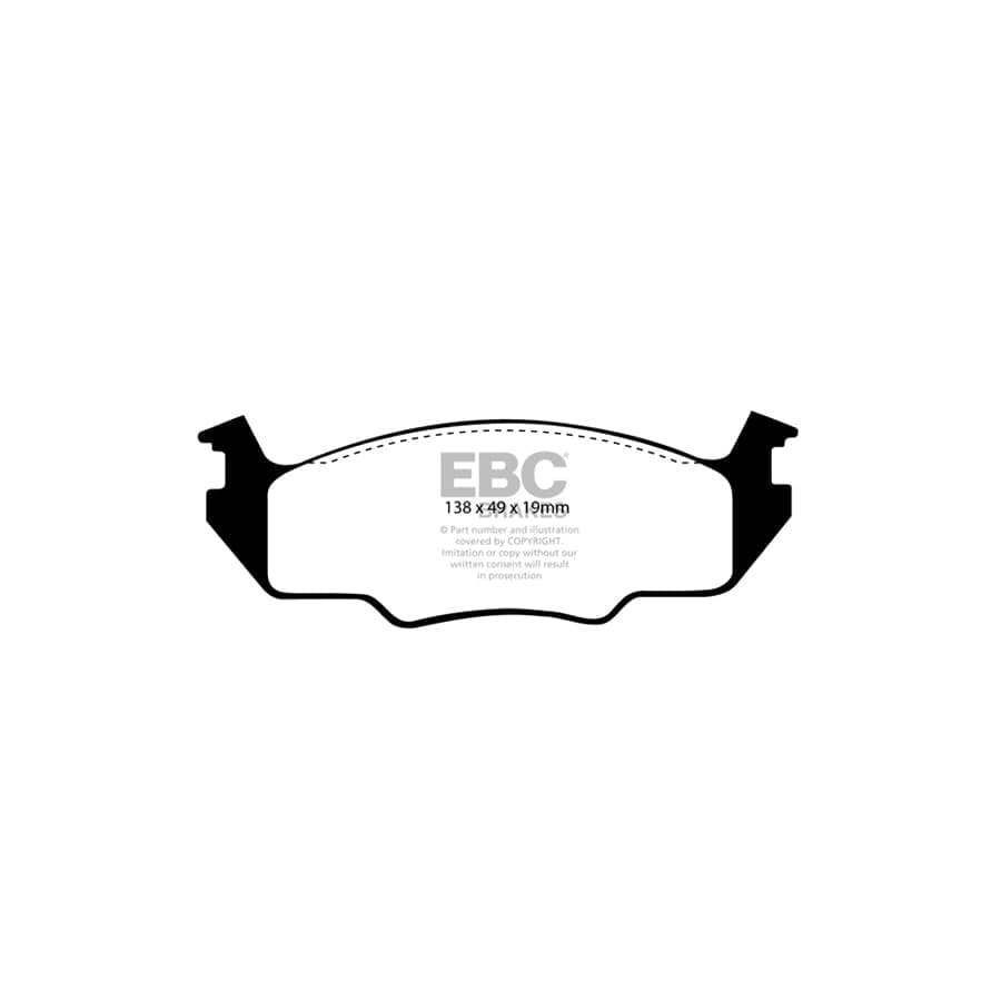 EBC PDKF2090 VW Ultimax Front Brake Pad & Plain Disc Kit 2 | Duco Car Parts UK Car Parts