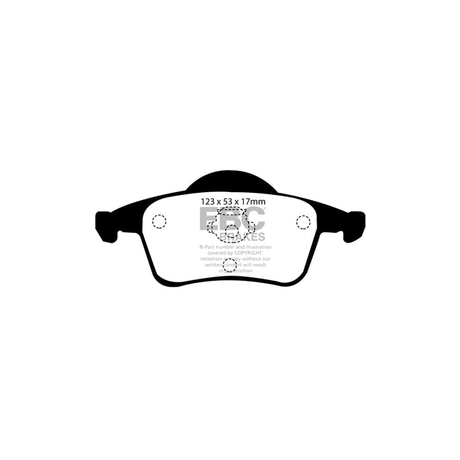 EBC PDKR935 Volvo V70 Mk2 Ultimax Rear Brake Pad & Plain Disc Kit - ATE Caliper 2 | Duco Car Parts UK Car Parts