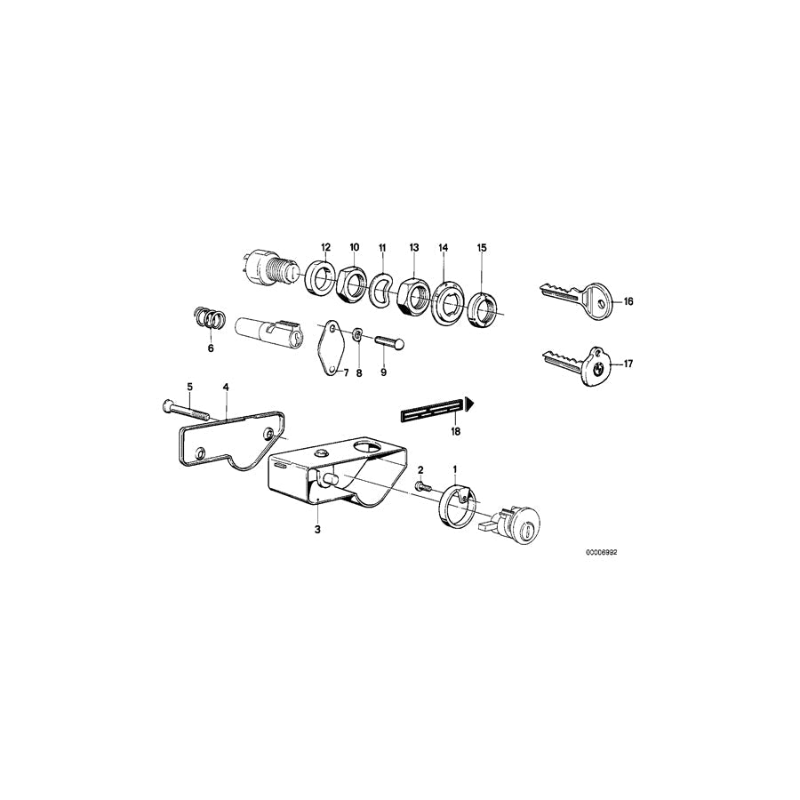 Genuine BMW 61321243268 Ring Nut (Inc. R 75 & R45T/N) | Duco Car Parts UK