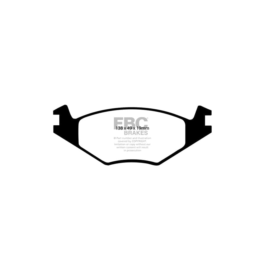 EBC PDKF1764 Seat VW Ultimax Front Brake Pad & Plain Disc Kit - Girling/TRW Caliper 2 | Duco Car Parts UK Car Parts
