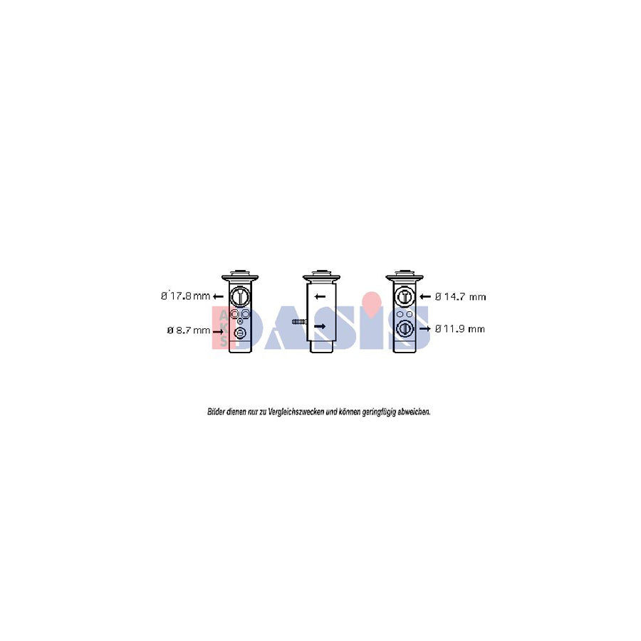 AKS Dasis 840540N Ac Expansion Valve | Duco Car Parts UK