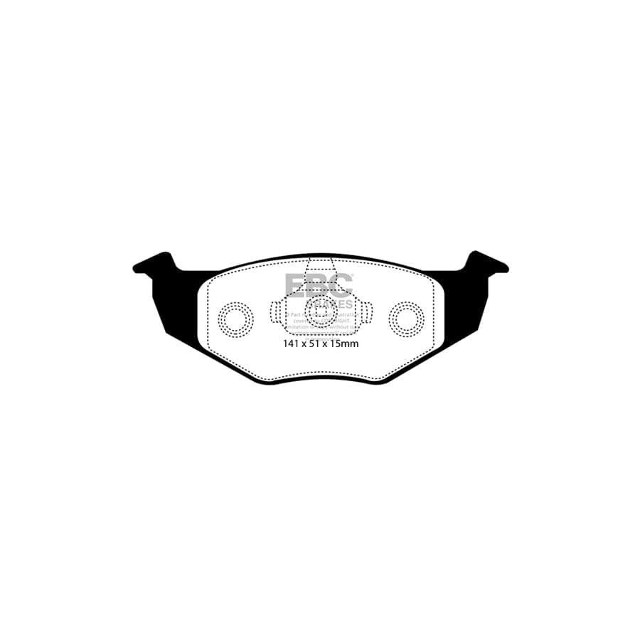 EBC PDKF1772 Seat Ultimax Front Brake Pad & Plain Disc Kit (Inc. Cordoba & Ibiza) 2 | Duco Car Parts UK Car Parts