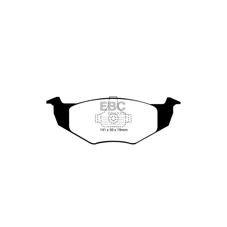 EBC PDKF2095 VW Mk3 Ultimax Front Brake Pad & Plain Disc Kit 2 | Duco Car Parts UK Car Parts