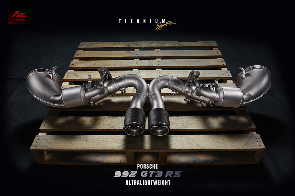 FI Exhaust Porsche 992 GT3 Titanium Signature Series 2021+ | Duco Car Parts UK Car Parts