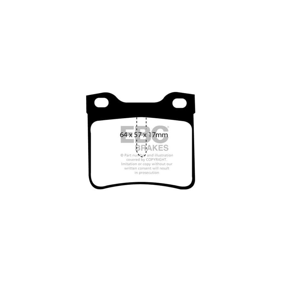 EBC PDKR947 Mercedes-Benz Sprinter Ultimax Rear Brake Pad & Plain Disc Kit 2 | Duco Car Parts UK Car Parts