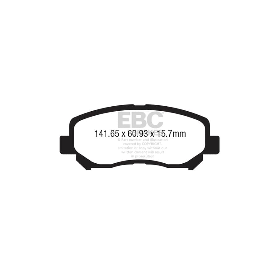 EBC PDKF2458 Mazda CX-5 Ultimax Front Brake Pad & Plain Disc Kit 2 | Duco Car Parts UK Car Parts