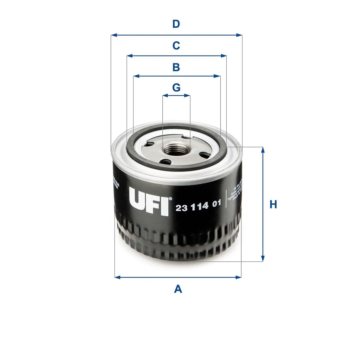 UFI 23.114.01 Oil Filter