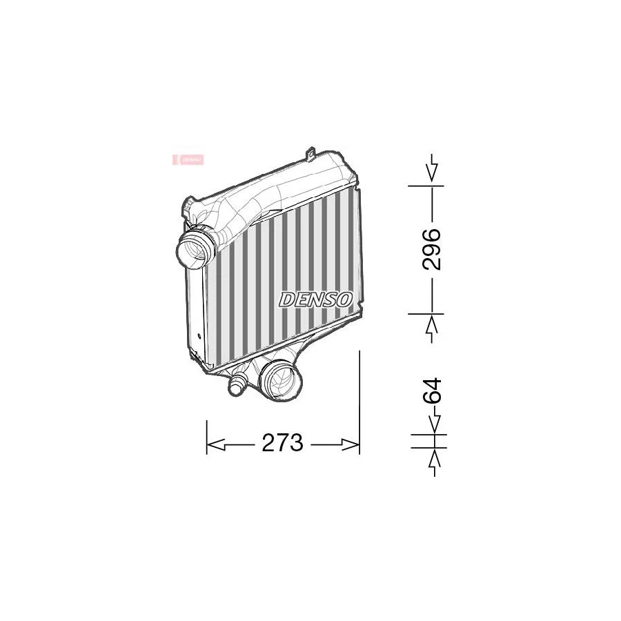 Denso DIT28023 Dit28023 Intercooler For Porsche Panamera (970) | Duco Car Parts UK