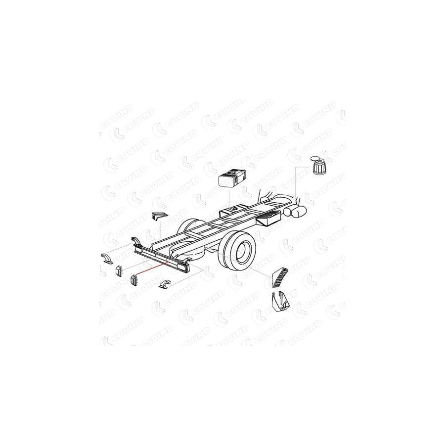 Covind 060/520 Licence Plate Light | Duco Car Parts UK