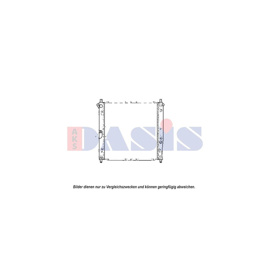 AKS Dasis 510147N Engine Radiator For Ssangyong Kyron | Duco Car Parts UK