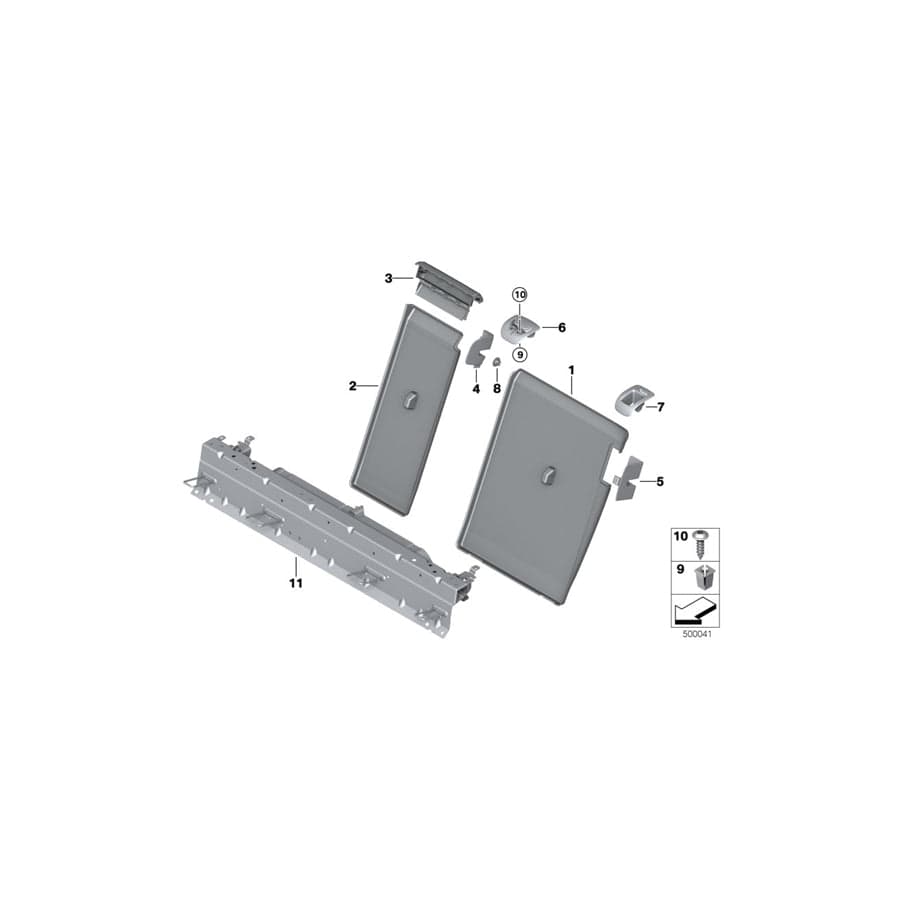 Genuine BMW 52207363289 F16 M Cross Member ISOFIX (Inc. X6 50iX 4.0, X6 28iX & X6 35iX) | Duco Car Parts UK Car Parts