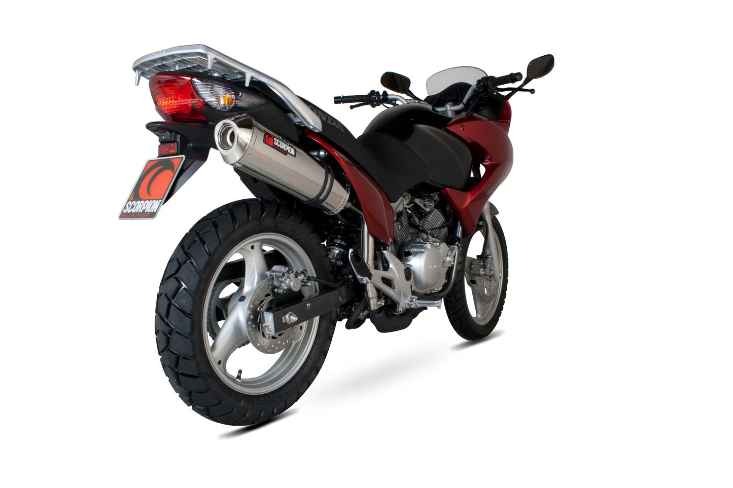 Scorpion EHA94SEO Honda XL125 Varadero Factory Oval Slip-On - Polished Stainless Steel Sleeve | Duco Car Parts UK UK