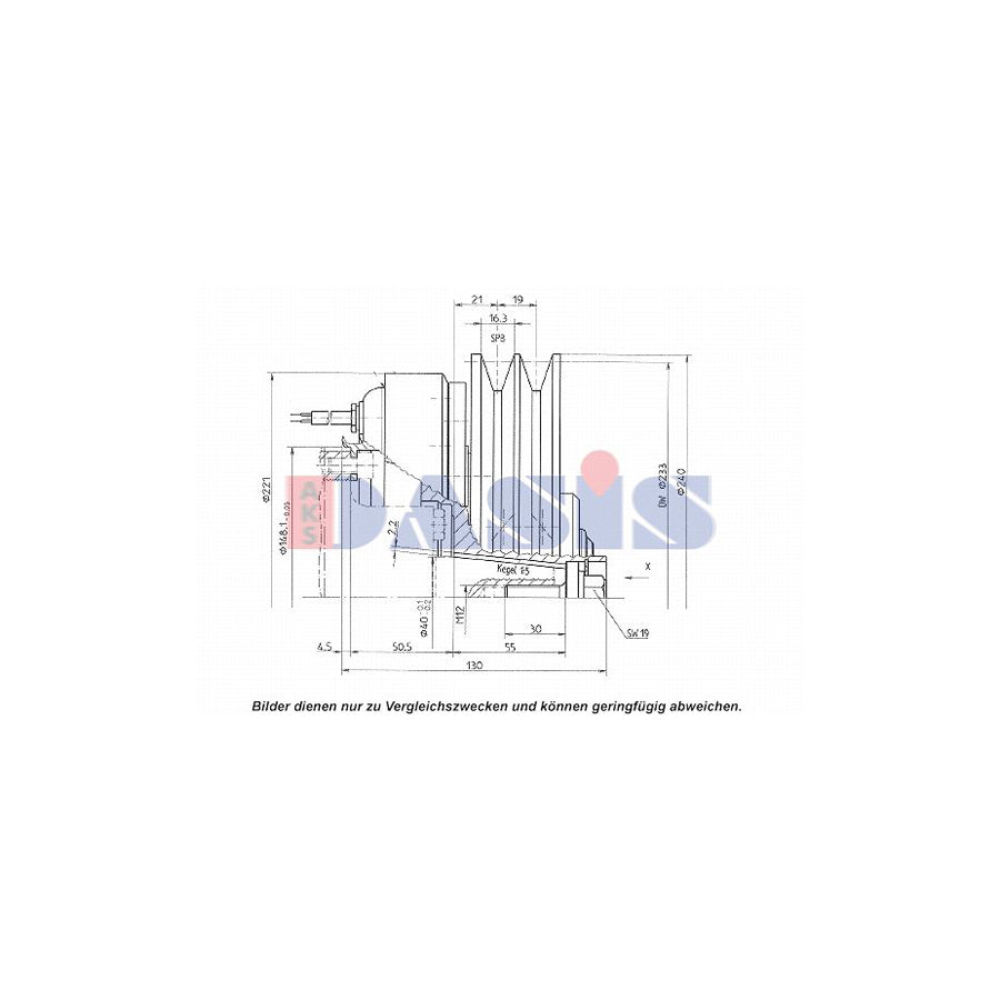 AKS Dasis 851188N Ac Compressor Clutch | Duco Car Parts UK