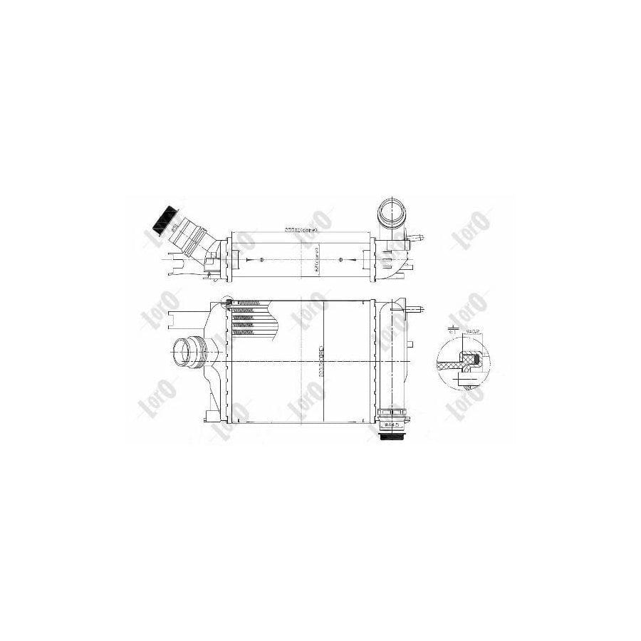 Abakus 0100180005 Intercooler | Duco Car Parts UK