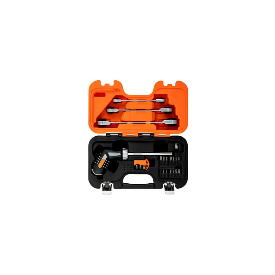 Bahco BAH808050SET Pistol Grip Ratcheting Screwdriver Set, 25 Piece | Duco Car Parts UK