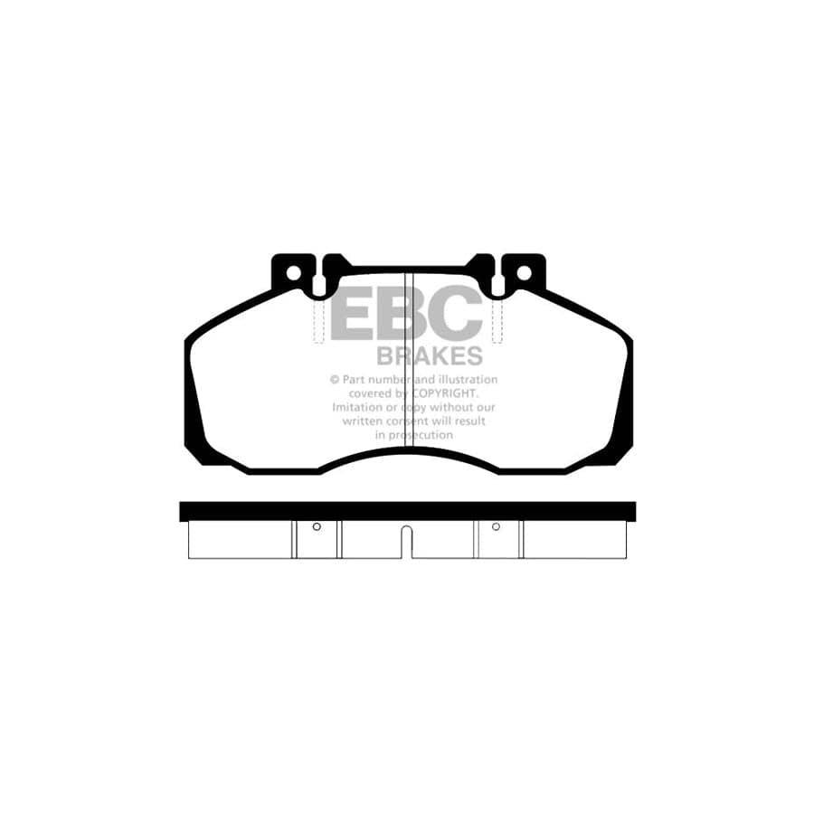 EBC PDKF2482 Mercedes-Benz Transporter (BM) Ultimax Front Brake Pad & Plain Disc Kit 2 | Duco Car Parts UK Car Parts