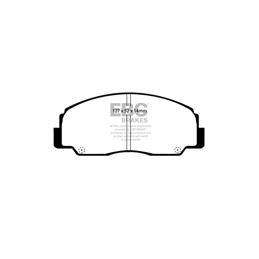 EBC PDKF212 Bertone Daihatsu Ultimax Front Brake Pad & Plain Disc Kit 2 | Duco Car Parts UK Car Parts