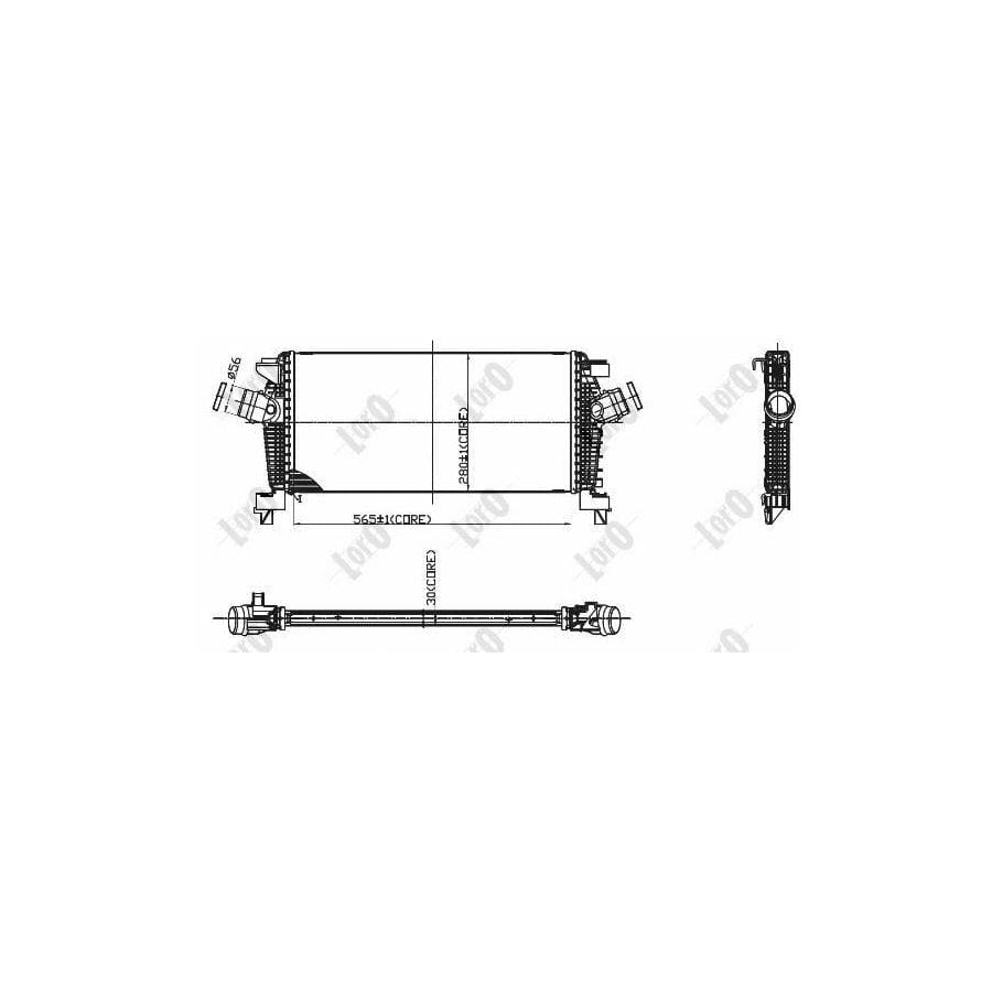 Abakus 0370180017 Intercooler | Duco Car Parts UK