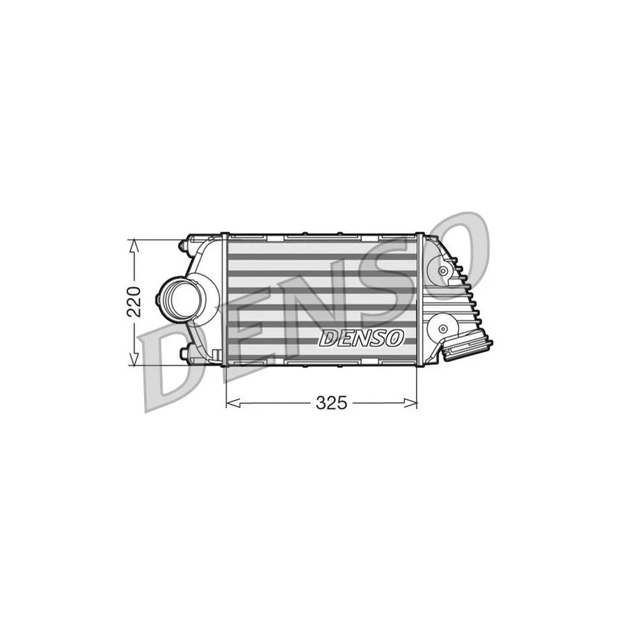 Denso DIT28015 Dit28015 Intercooler For Porsche 911 | Duco Car Parts UK