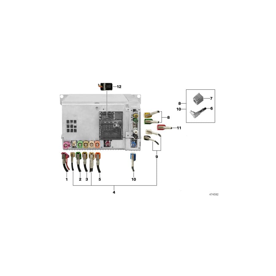 Genuine BMW 61119338207 F15 M Rep.Module Tv Module (Inc. X5 30dX, X5 50iX 4.4 & X5 M) | Duco Car Parts UK Car Parts