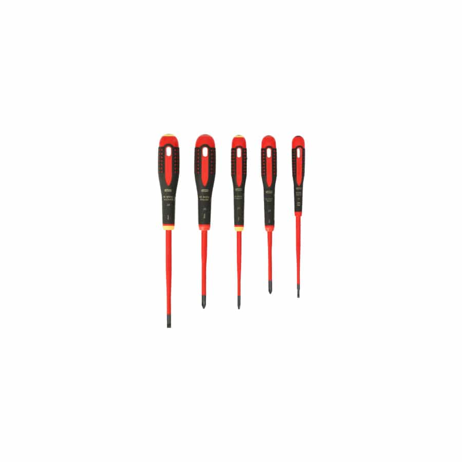 Bahco BAH9881SL BE-9881SL ERGO Slim VDE Insulated Screwdriver Set, 5 Piece | Duco Car Parts UK