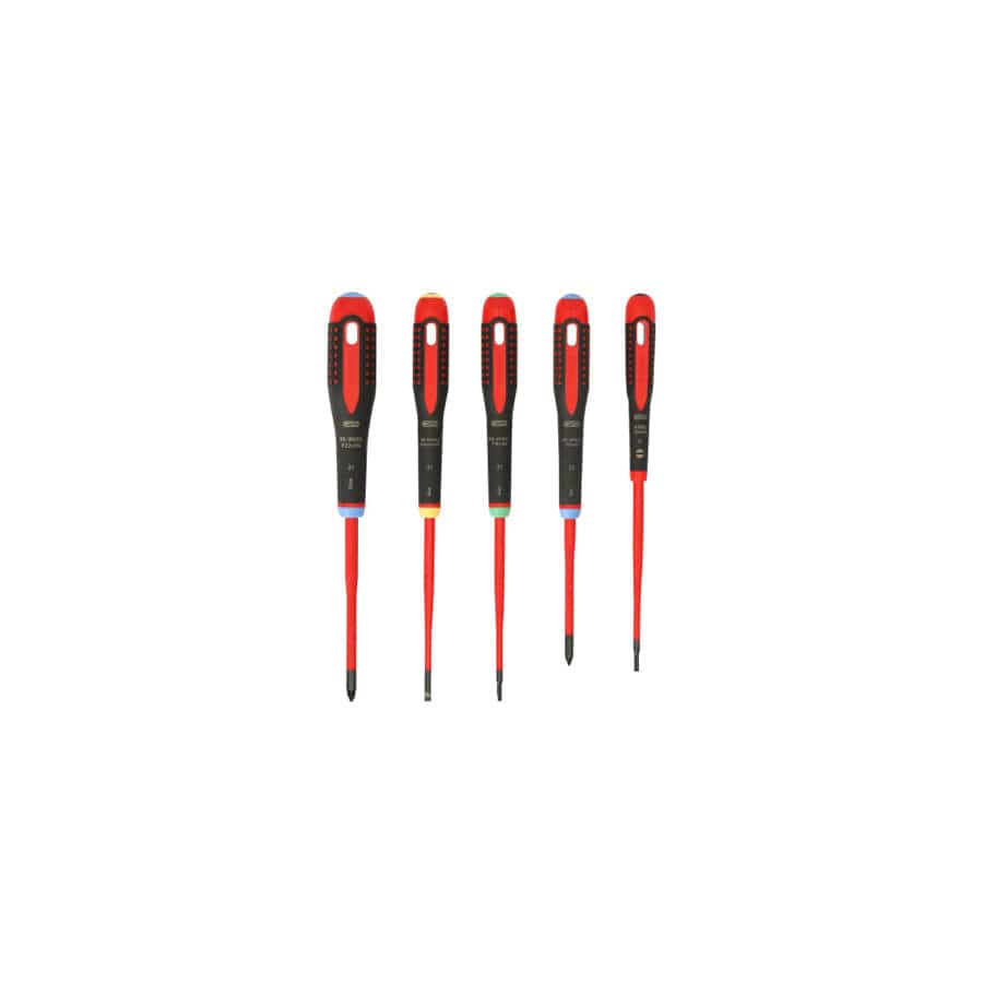 Bahco BAH9872SL BE-9872SL ERGO VDE Insulated Screwdriver Set, 5 Piece | Duco Car Parts UK