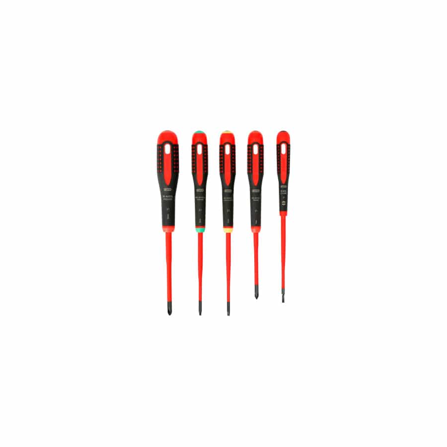 Bahco BAH9871SL BE-9871SL ERGO Slim VDE Insulated Screwdriver Set, 5 Piece | Duco Car Parts UK