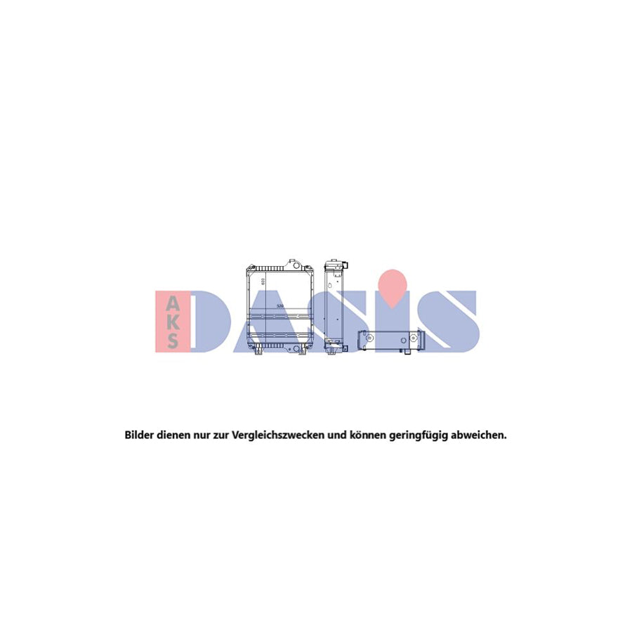 AKS Dasis 440136N Engine Radiator | Duco Car Parts UK