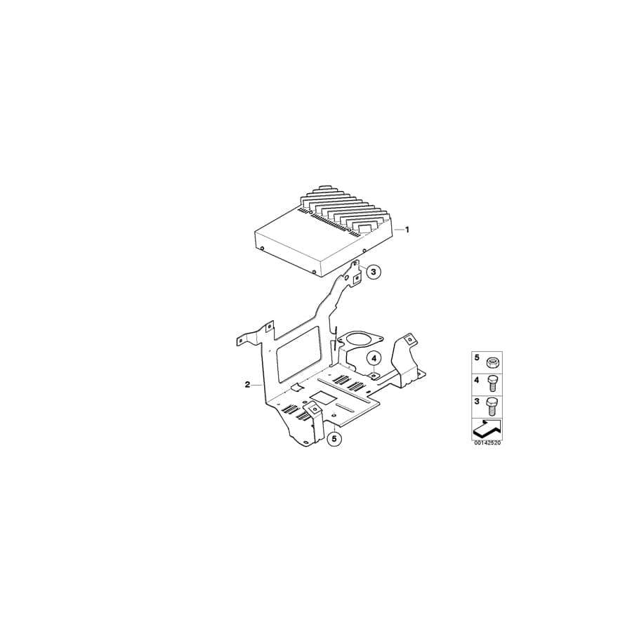 Genuine BMW 65122622677 E91 E91 Amplifier Hifi System (Inc. 325i, 320xd & 330xd) | Duco Car Parts UK Car Parts