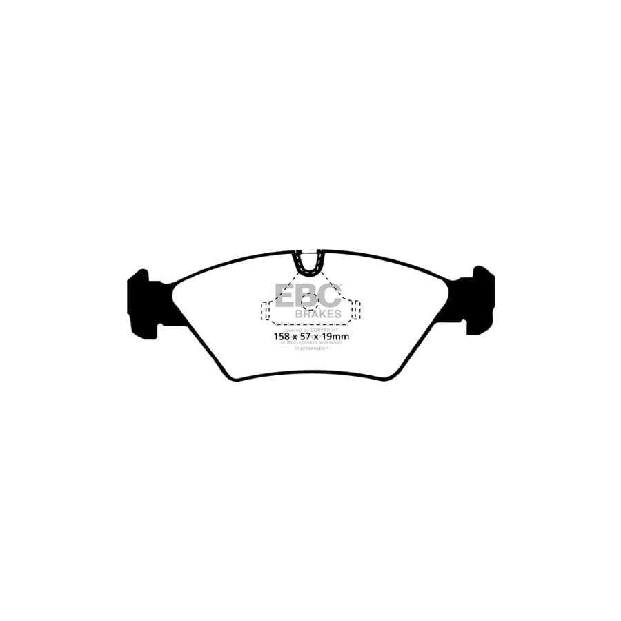 EBC PDKF256 BMW E28 Ultimax Front Brake Pad & Plain Disc Kit - ATE Caliper 2 | Duco Car Parts UK Car Parts