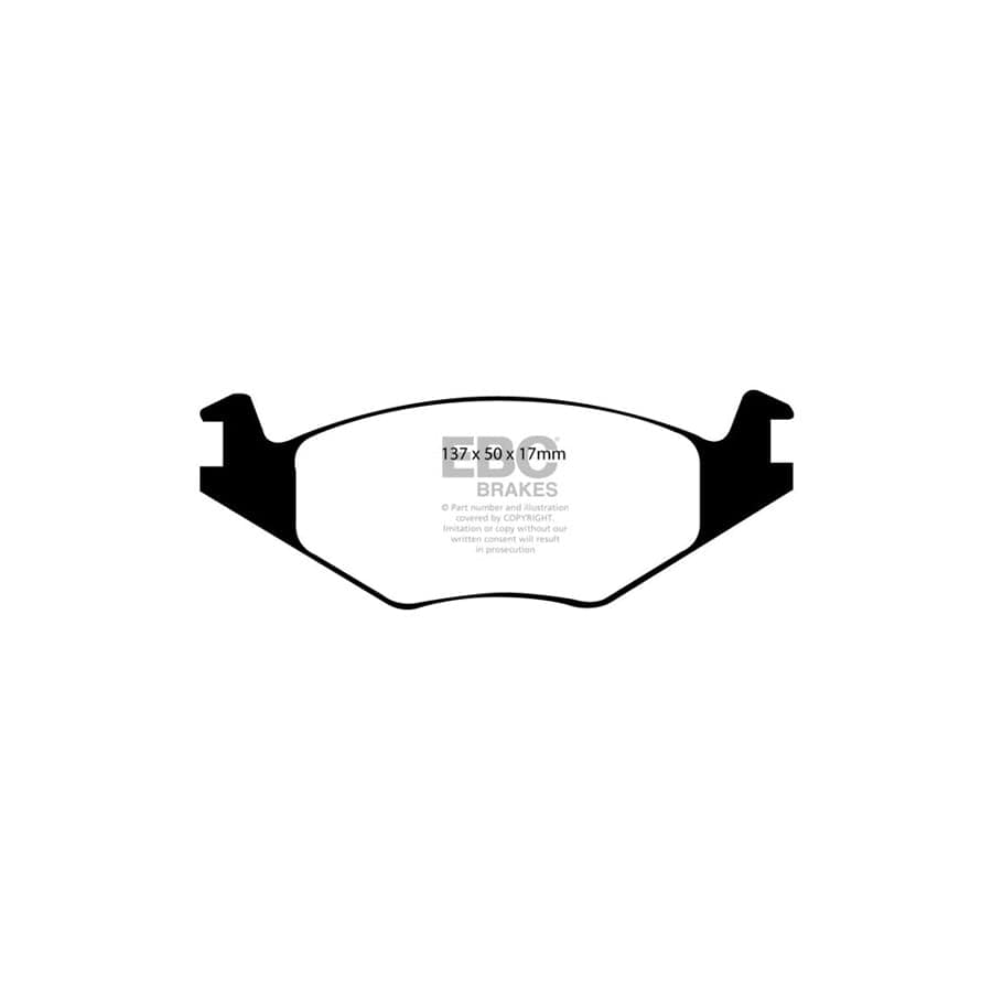 EBC PDKF1807 Skoda Felicia Cube Van Ultimax Front Brake Pad & Plain Disc Kit 2 | Duco Car Parts UK Car Parts