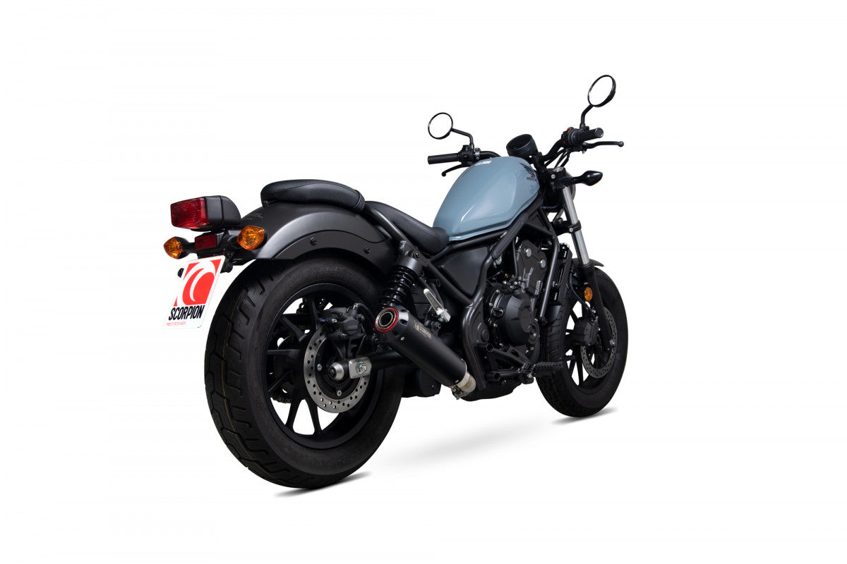 Scorpion PHA191BCER Honda CMX500 (Rebel) Red Power Slip-On - Black Ceramic Coated Sleeve | Duco Car Parts UK UK