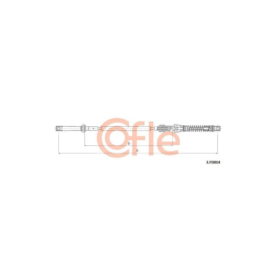 Cofle 3.Fd014 Throttle Cable