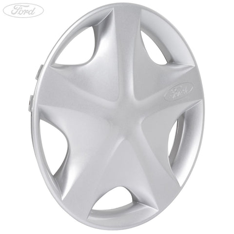 GENUINE FORD 1105625 KA MK1 13" WHEEL TRIM HUB CAP SILVER SINGLE 1996-2008 | Duco Car Parts UK
