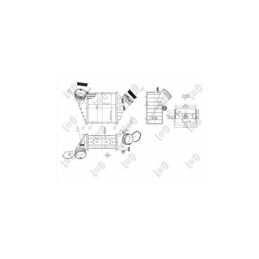 Abakus 0530180015 Intercooler For Vw New Beetle | Duco Car Parts UK