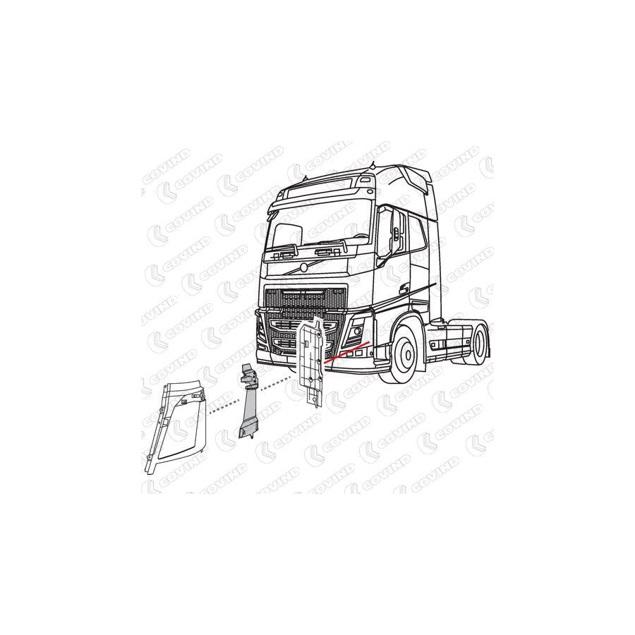 Covind 4Fh/137 Wind Deflector | Duco Car Parts UK