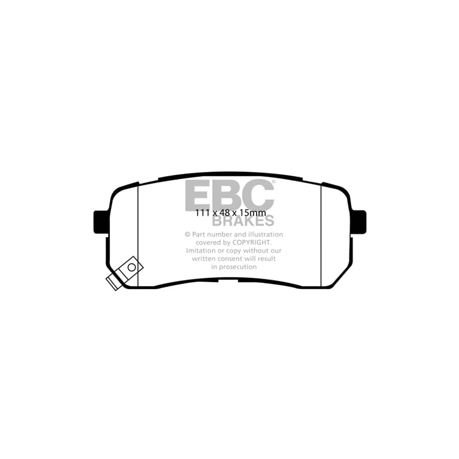 EBC PDKR978 Kia Sorento Ultimax Rear Brake Pad & Plain Disc Kit 2 | Duco Car Parts UK Car Parts